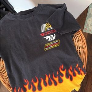 Rags Hotwheels Tee with Flames